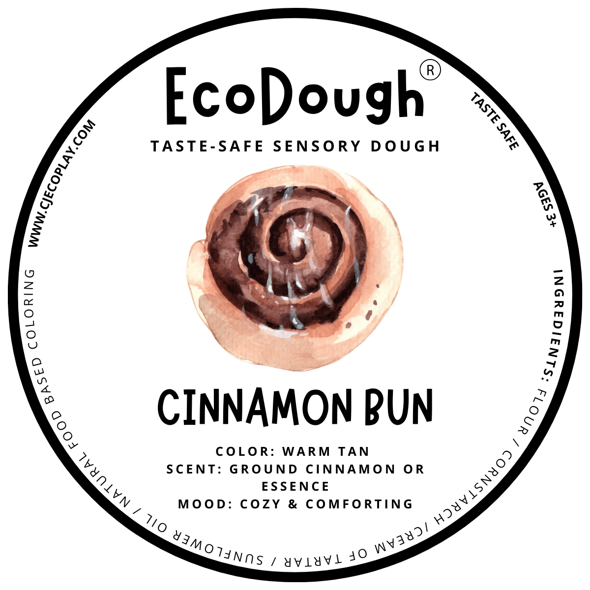 Cinnamon Bun EcoDough - CJECOPLAY Inc.