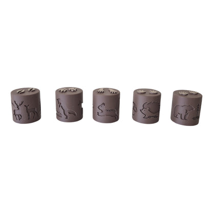 NEW - Forest Animals rollers with paw prints - CJECOPLAY Inc.