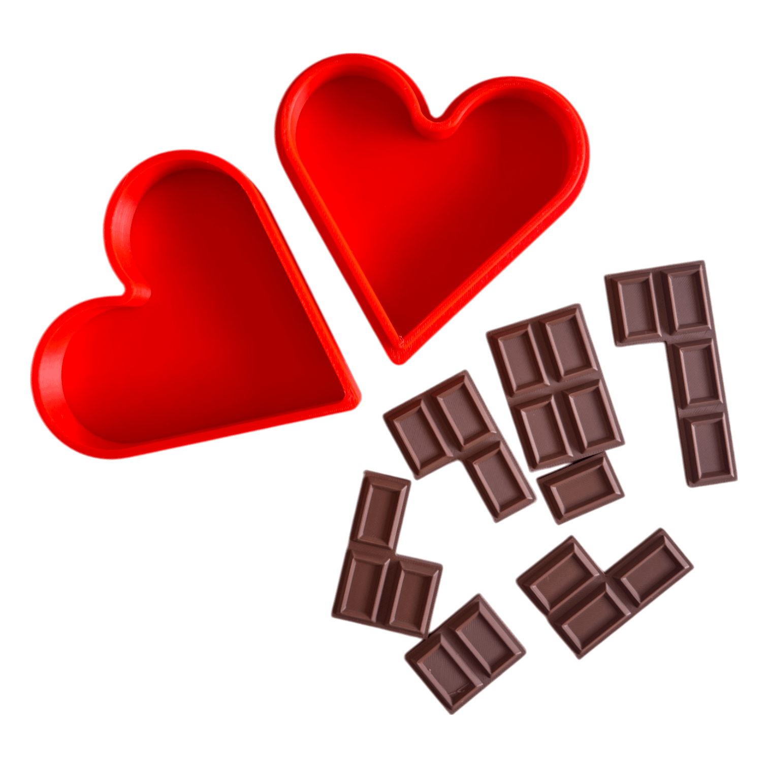 NEW - Heart Tinker Tray + Chocolate Puzzle - CJECOPLAY Inc.