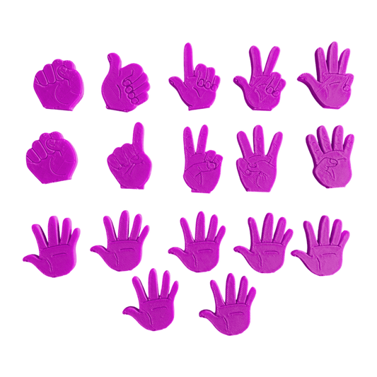 NEW - 3D Printed Counting Hands - CJECOPLAY Inc.